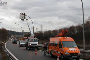Austausch von LED Lampen und Straßenbeleuchtung