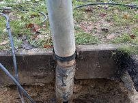Salz, Feuchtigkeit haben hier die ganze Arbeit geleistet Salz, Feuchtigkeit haben ihren Tribut verlangt